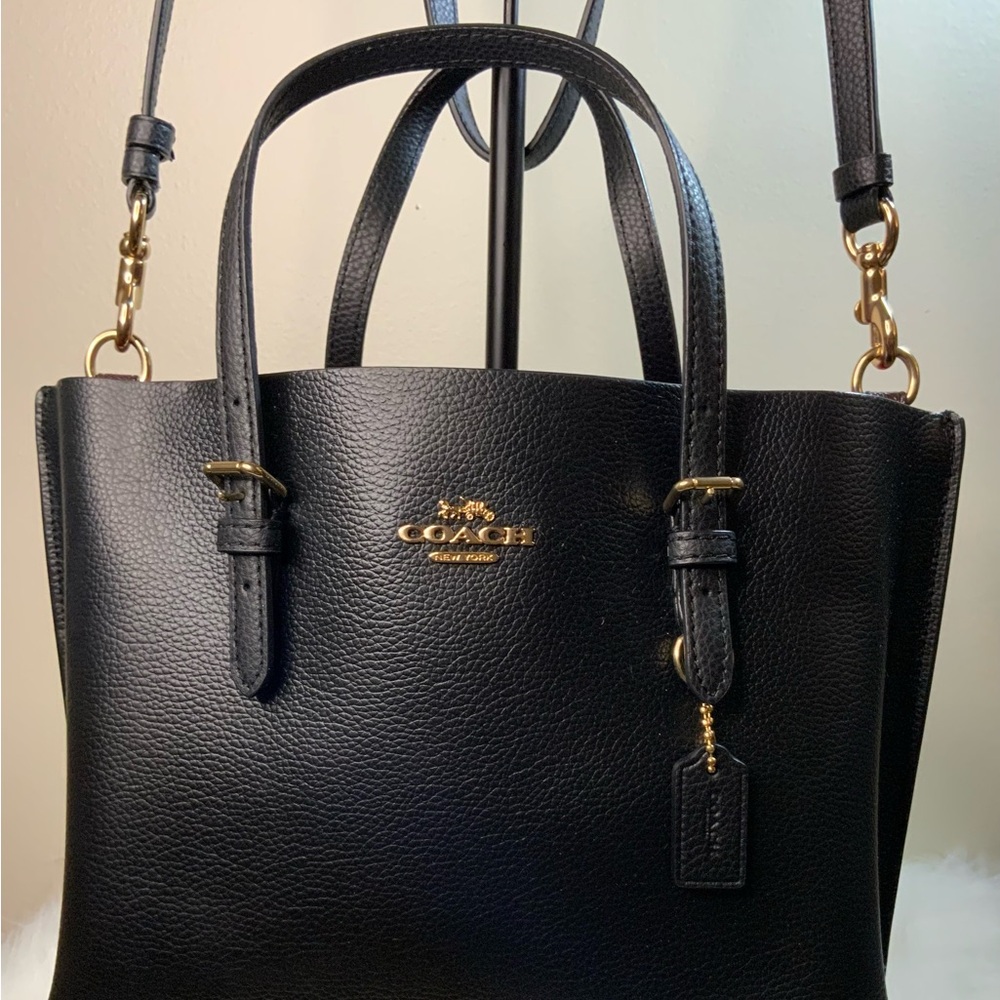 Coach MollieTote/Crossbody bag.(NWOT) Black - Picture 3 of 14